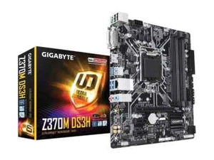 Placa madre Intel GIGABYTE Z370M DS3H LGA 1151 Intel Z370 HDMI Micro ATX - Imagen 1 de 4