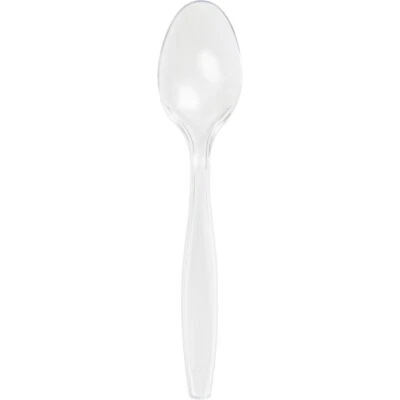 Clear Cutlery Premium Spoons 24CT - Image 1 of 2