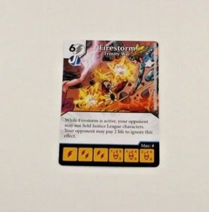 DC Dice Masters Justice League * FIRESTORM * Trinity War OP Promo Prize Card - Picture 1 of 1