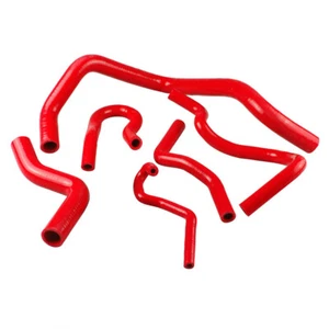 Kit de manguera de radiador de silicona roja 6 piezas para HONDA CIVIC SOHC D15 D16 EG EK 92-00 - Imagen 1 de 4