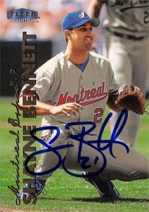 Shayne Bennett autographed Baseball Card (Expos) 1999 Fleer Tradition #357