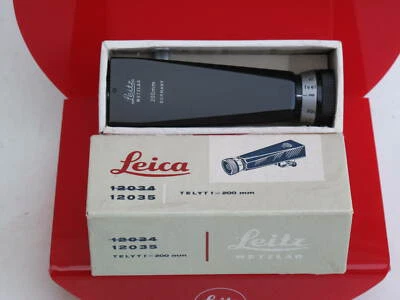 RARO Leica 12035 TELYT 200mm 20cm buscador solo en CAJA, VENDEDOR DE EE. UU. "LQK" Foto 1 de 2