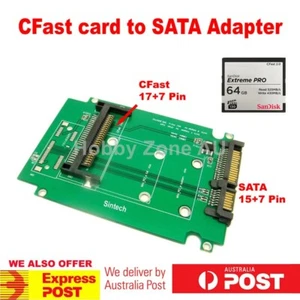CFast to SATA 15+7 Pin Adapter Convert Card CFAST Card Reader for PC - Picture 1 of 4
