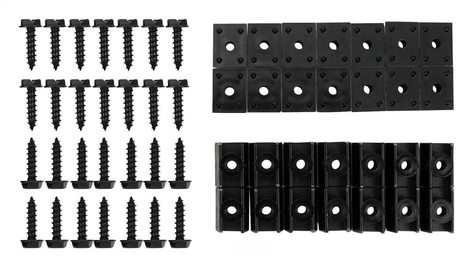FITS 1955-1986 JEEP CJ5 CJ6 CJ7 FENDER FLARE SCREW NUT HARDWARE KIT - Image 1 of 1