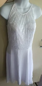 Neues langes weißes festliches Damenkleid Spitze Sommer Small REPHYLLIS - Bild 1 von 12