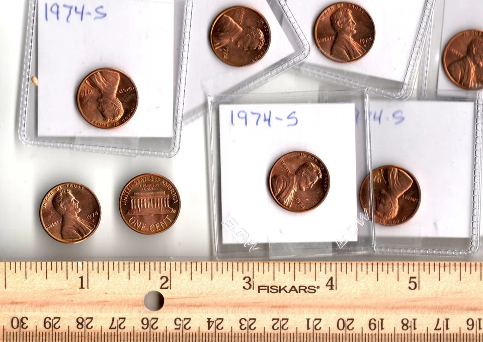 1974 S LINCOLN MEMORIAL CENT BU RED  FROM ORIGINAL ROLL - *Free Shipping* - Image 1 of 1