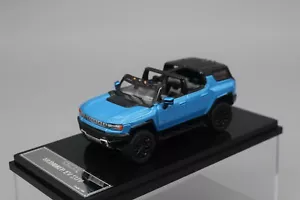 Hummer scala GCD 1/64 EV pickup blu pressofusa modello auto collezione giocattoli giocattolo giocattolo giocattolo - Foto 1 di 6