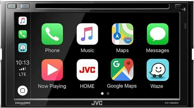 JVC KW-V960BW 6.8" DVD/CD Receiver Compatible Apple CarPlay or Android Auto - Image 1 of 1
