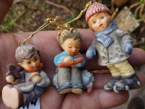 Vintage Goebel Berta Hummel Christmas Ornament (Lot of 3) Hummel Lot / H4 - Picture 1 of 2