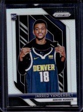 2018-19 Prizm Jarred Vanderbilt Silver Prizm Rookie RC #42 Nuggets