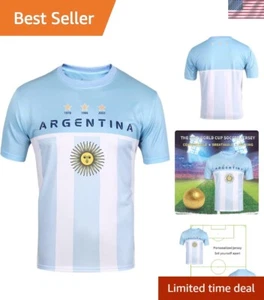 Large Unisex Soccer Jersey - Machine Washable with 3D Pattern, All-Team Support - Picture 1 of 8