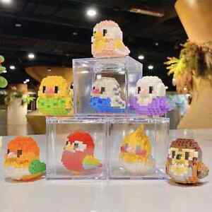 Cute Kawaii Mini 3D Bird Blocks Parrot Model Educational Toys for Kids