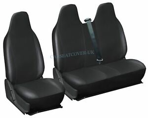 VW TRANSPORTER T4 T5 T6  Heavy Duty BRITISH MADE Leatherette Van Seat Covers 2+1