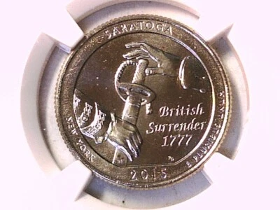 Saratoga NP 2015 P Washington Quarter NGC MS 67 4270018-023 - Image 1 of 3