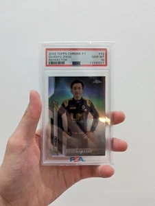 2020 Topps Chrome F1 Formula 1 ZHOU GUANYU Refractor Rookie Alfa Romeo PSA 10 - Picture 1 of 2