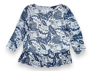 Blusa Brooks Brothers 346 floreale peplo taglia 6 - Foto 1 di 4