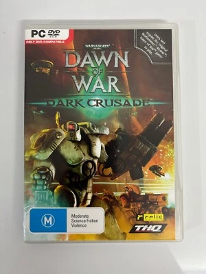 PC DVD Rom - Warhammer 40,000 - Dawn of War Dark Crusade - Rated M - THQ - G/VGC - Image 1 of 4