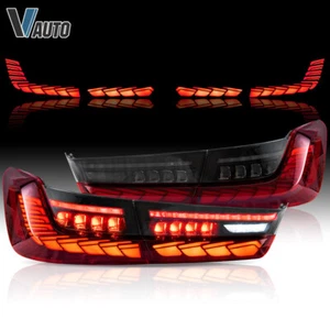 Luces traseras LED para BMW Serie 3 G20 G80 M3 2019-2022 rojas con señal de giro secuencial - Imagen 1 de 15