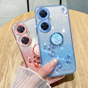 Für OnePlus Nord N30, Luxus Bling Glitzer Muster Klar Ring Halter Etui Abdeckung - Bild 1 von 14