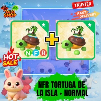 A NEW BRAND 🐢🌴 Combo Ne0on + FR + Normal Tortuga de la Isla Pet | Rare Island