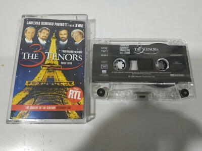 The 3 Tenors Carreras domingo Pavarotti Levine - Tape Cassette - Image 1 of 4