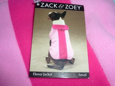 DOG/Pet  FLEECE JACKET  by Zack & Zoey   size Small  NWT   pink - Image 1 of 4