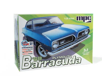 MPC 1969 Plymouth Barracuda 3in1 - 1:25 Scale Plastic Model Kit 994 NISB - Image 1 of 4
