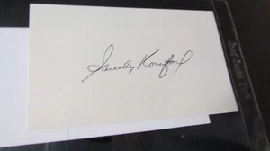 Sandy Koufax Signed Index Card JSA Certified - Picture 1 of 2