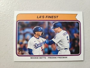 LA's Finest Mookie Betts / Freddie Freeman 2023 Topps Heritage Combos #CC-3 NM - Picture 1 of 2