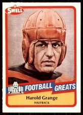 1989 Swell Greats Red Grange Chicago Bears #5