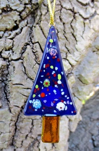 Murrano Glass Christmas Tree Ornament -  Brand New ! - Bild 1 von 5