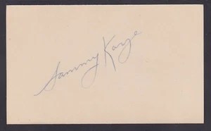 Sammy Kaye (1910-1987), American Bandleader, Songwriter, autograph on 3x5 card - Picture 1 of 2