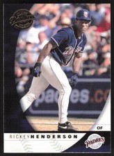 2001 Donruss Class of   Rickey Henderson #68 San Diego Padres