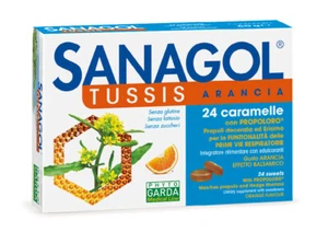 SANAGOL TUSSIS ARANCIA Phyto Garda 24 Caramelle