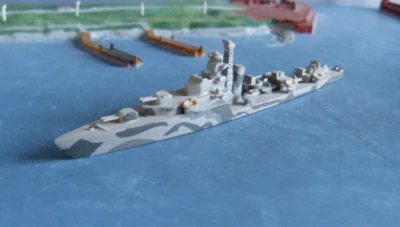 Fleetline Metall Modell FL1 - 1 : 1250 Zerstörer Armada  Royal Navy Tarnbemalung - Bild 1 von 4