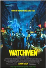 WATCHMEN MOVIE POSTER Original Mint DS 27x40 Zack Snyder Film 2009 BILLY CRUDUP