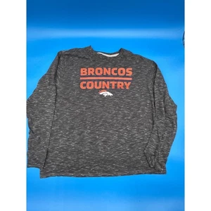 Men's Fanatics Denver Broncos Long Sleeve T-Shirt sizes 2XL - Picture 1 of 3