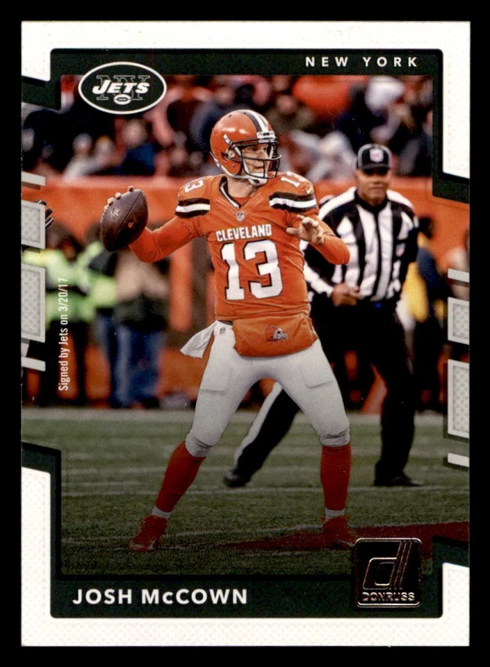 2017 Donruss #2 Josh McCown New York Jets - Image 1 of 2