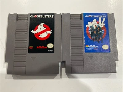 Ghostbusters II (Nintendo NES, 1990) Authentic. Tested. Sleeve. - Image 1 of 3
