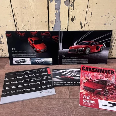 LOTE DE ANUNCIOS FOLLETOS DE CONCESIONARIO AUDI 2014-16 R8, TT, TTS, S6, S7, RS7, S8, SQ5 Foto 1 de 4