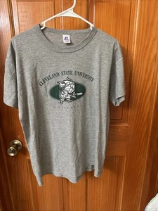 Cleveland State University Vikings Volleyball T-shirt Gray. Size Medium. - Picture 1 of 6