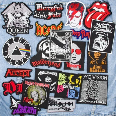 Hard Rock and Heavy Metal Legends embroidered patches set. 20 patches for $49.99 - Image 1 of 4
