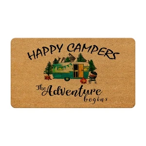 Tappetino da Campeggio - Tappetino di Benvenuto da Esterno Interno per Camper Camper, 17x30 Pollici - Foto 1 di 5