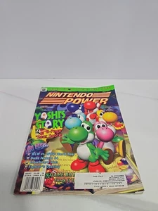 1998 Nintendo Power Vol 104 Yoshi's Story Cover w/ Bonus Pocket Calendar RARE - Picture 1 of 24