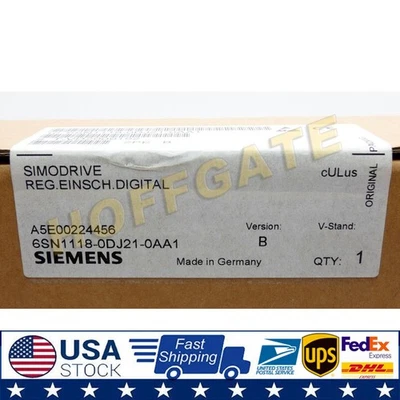 New 6SN11180DJ210AA1 Siemens Simodrive 6SN1118-0DJ21-0AA1 6SN1 118-0DJ21-0AA1 - Image 1 of 4