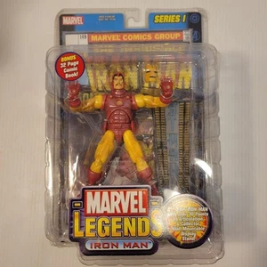 ToyBiz Marvel Legends Series 1 Invincible Iron Man Sealed mit Comic - Bild 1 von 6