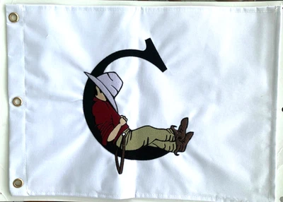 ¡AUTÉNTICO!!!  PINEHURST FAMOSO CAMPO DE GOLF CUNA BORDADO BANDERA DE GOLF C30 Foto 1 de 3