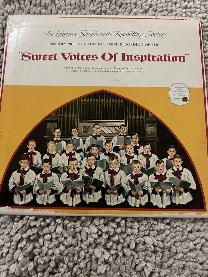 The Longines Symphonette Sweet Voices Of Inspiration Choir 12" Vinyl LP G+/VG+ Foto 1 de 3