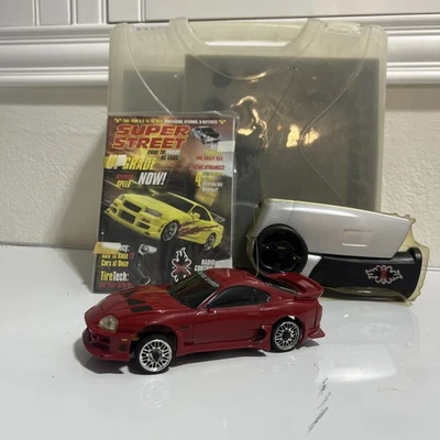 XMODS RC Red Toyota Supra Super Street Radio Controlled Mini Car Kit 2003 - Image 1 of 4