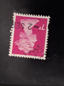 Gb Stamps Harder to Find QE2 7p Machin Used Franked - Picture 1 of 1